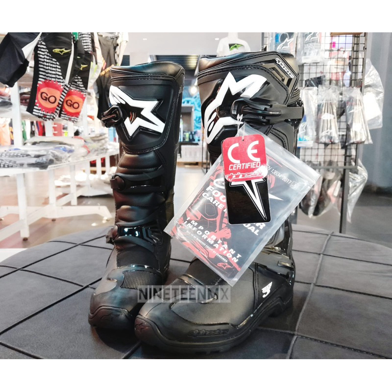 SEPATU CROSS ALPINESTAR TECH 3 BLACK ENDURO