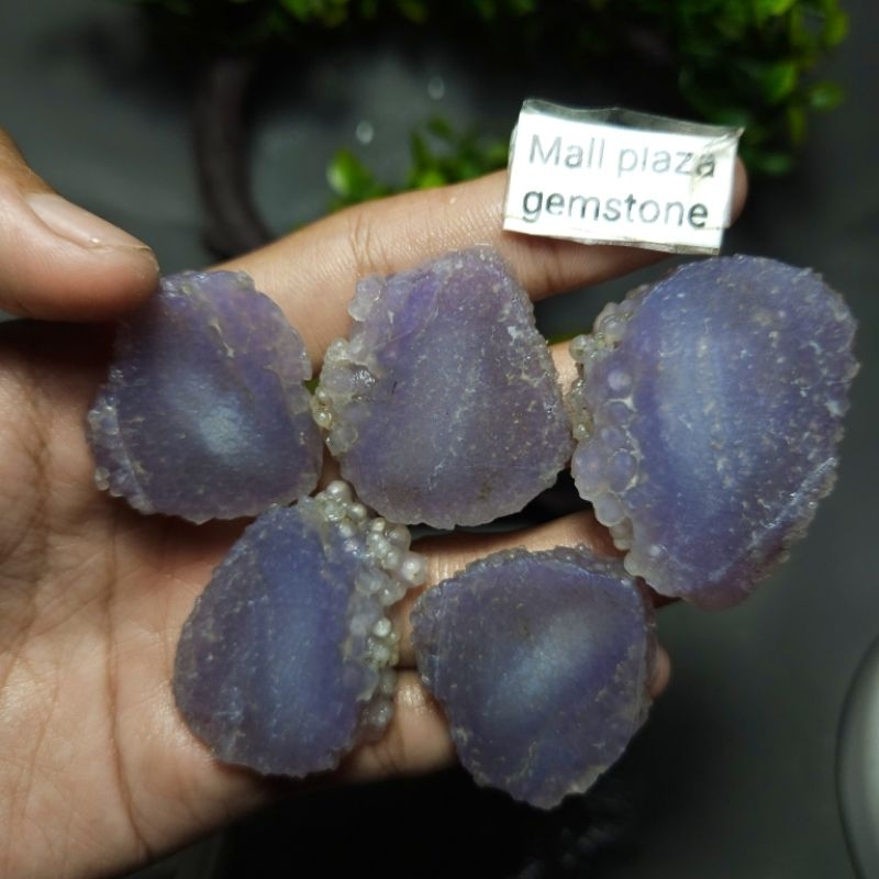 batu manakara grape agate asli natural / batu anggur grape agate / bongkahan batu grape agate / batu