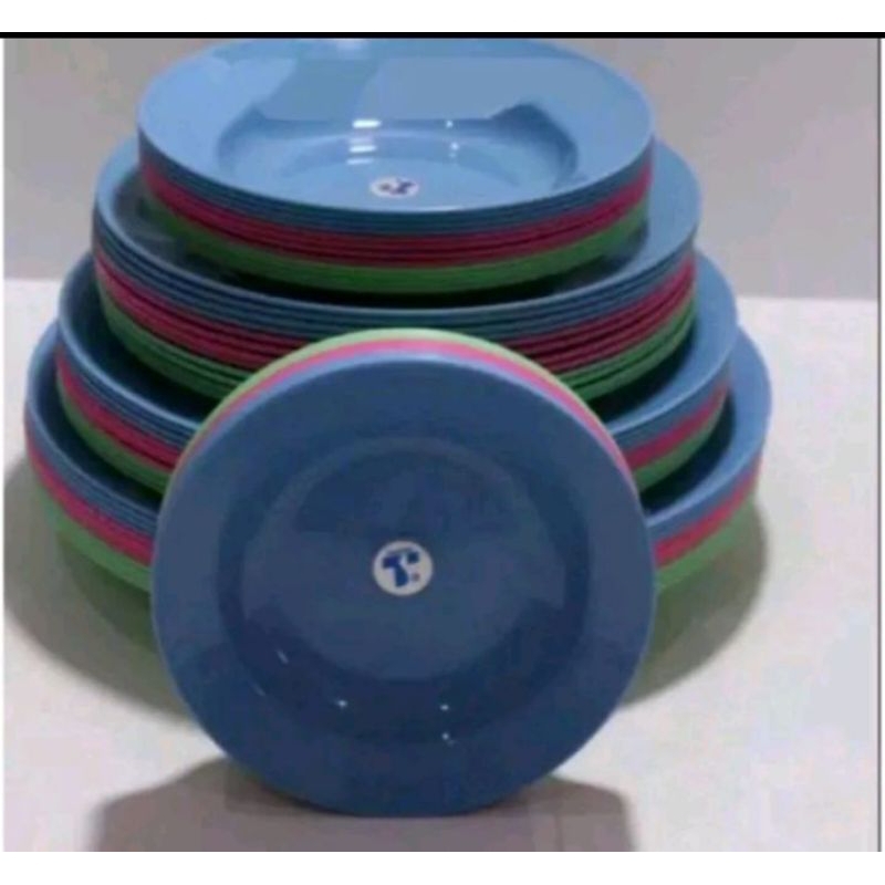 Piring Plastik 6inch / piring plastik 13cm / piring plastik kecil / piring plastik