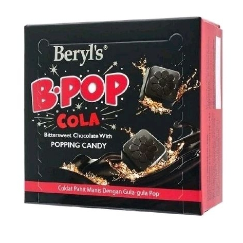 

BERYL'S B.POP COLA BITTERSWEET CHOCOLATE WITH POPPING CANDY 60G