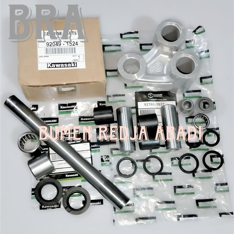 BOSH BOS ARM AREM MONOSHOCK AYUNAN UNITRAC UNITRAK SET KOMPLIT KLX 150 S L DTRACKER KLX BF KAWASAKI