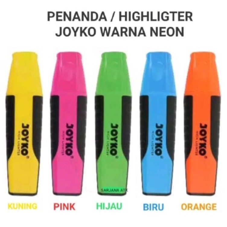 

KODE T55P 1pcs Stabilo warna joyko highlighter joyko HL 15 stabilo murah