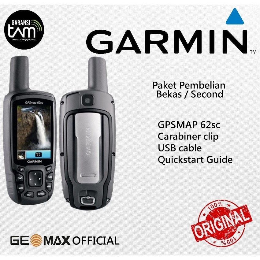 Gps Garmin 62sc Bekas / Gps garmin 62sc