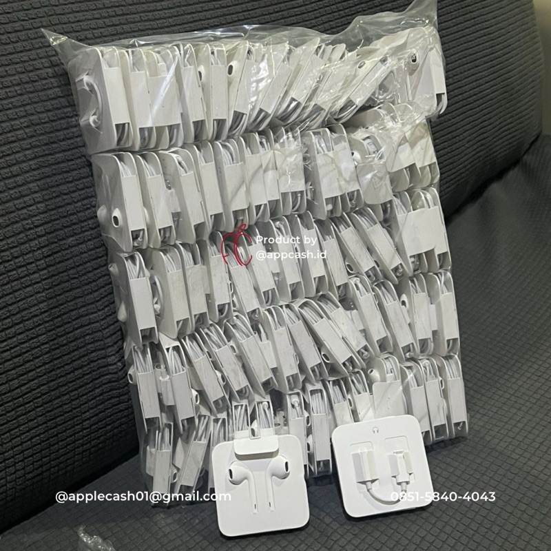 Earpods Lightning ibox Headset lightning cabutan original ibox new - Converter 3.5mm Jack new plug &