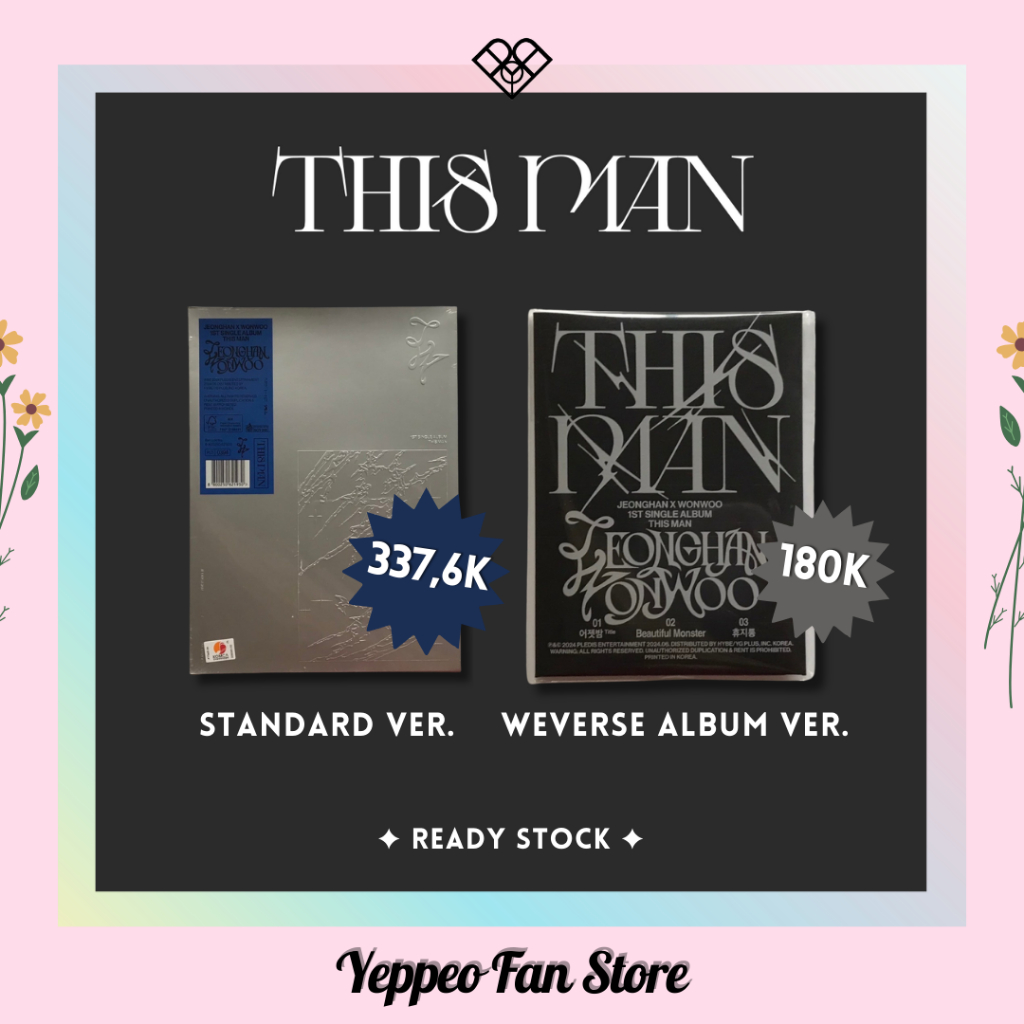 JEONGHAN & WONWOO - THIS MAN (STANDARD & WEVERSE ALBUM VER.) BENEFIT WEVERSE