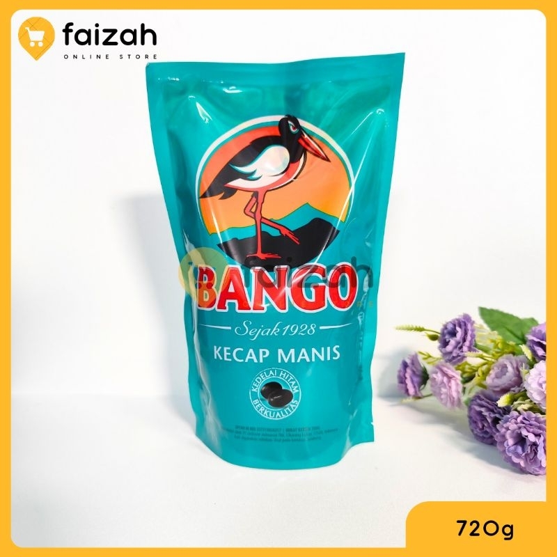 

Kecap manis bango refill 720g/520 ml, kemasan baru 700g