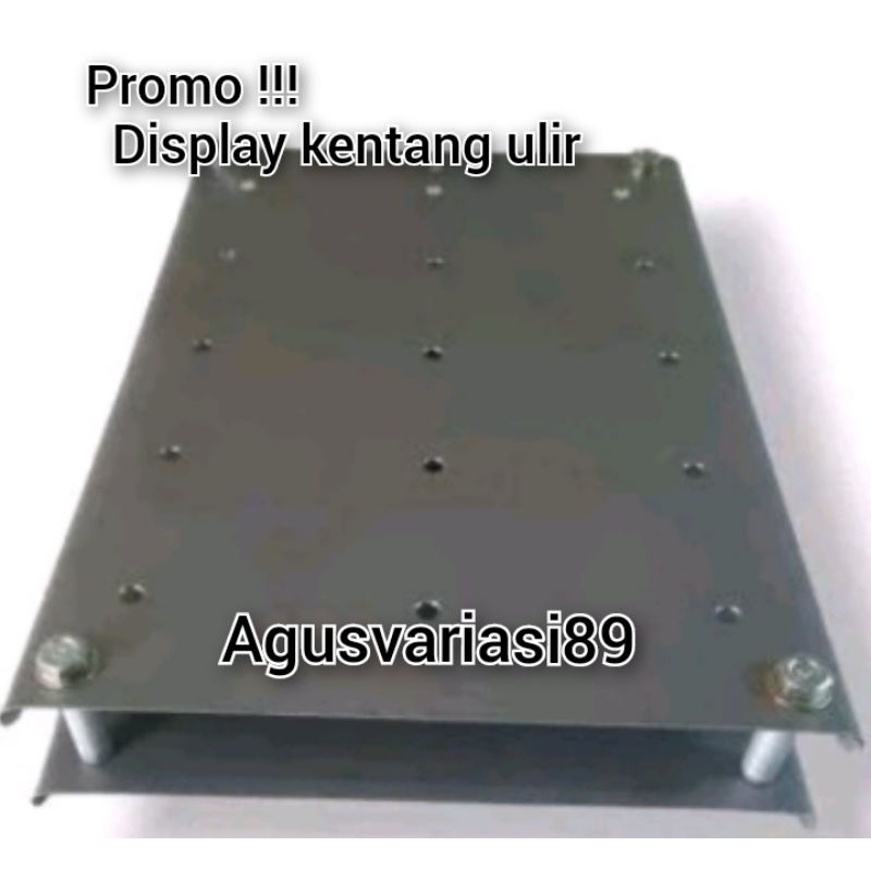 Display kentang goreng // Display kentang spiral // Display kentang goreng spiral