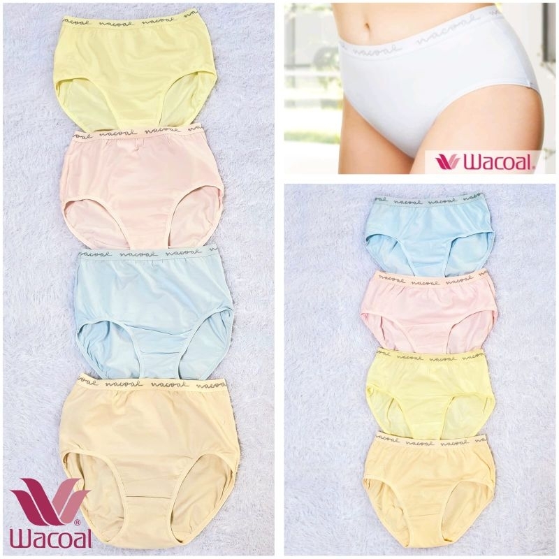 VL PANTY WANITA WACOAL KATUN BASIC POLOS CELANA DALAM MAXI IP 3508 MIDI IP 3408 CD LEMBUT COTTON
