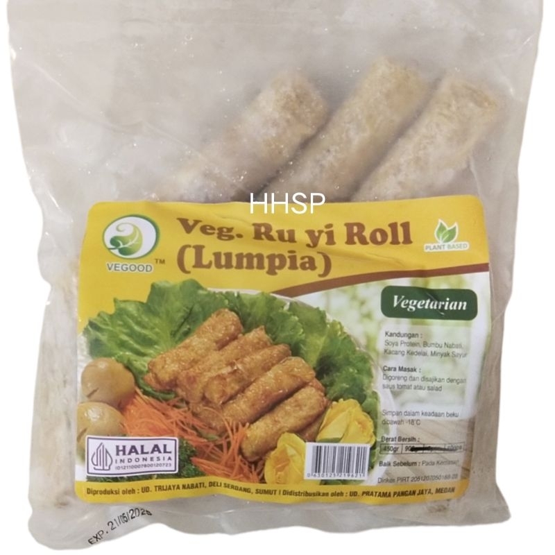 

Vegood Ru Yi Roll (Lumpia) Mini Vegetarian 450g