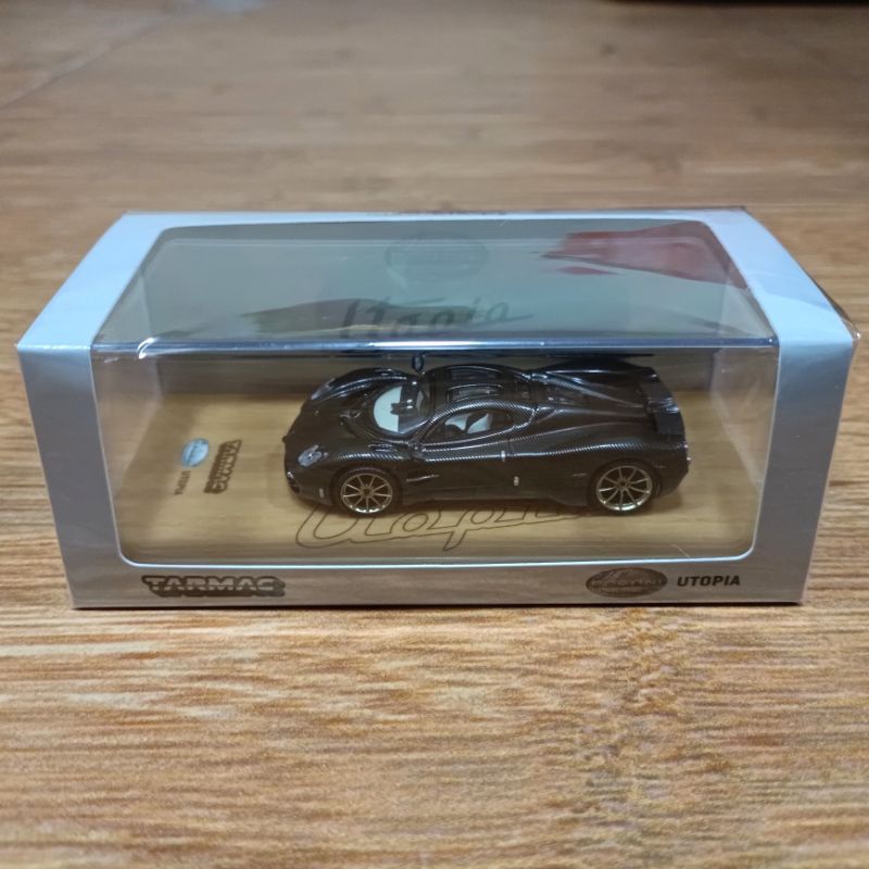 Diecast Tarmac Works 1/64 Pagani Utopia Carbon Black