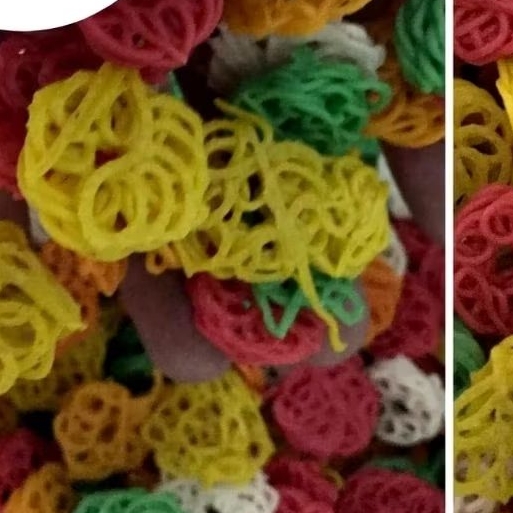 

kerupuk asinan kerupuk goyang mentah warna warni 250gram