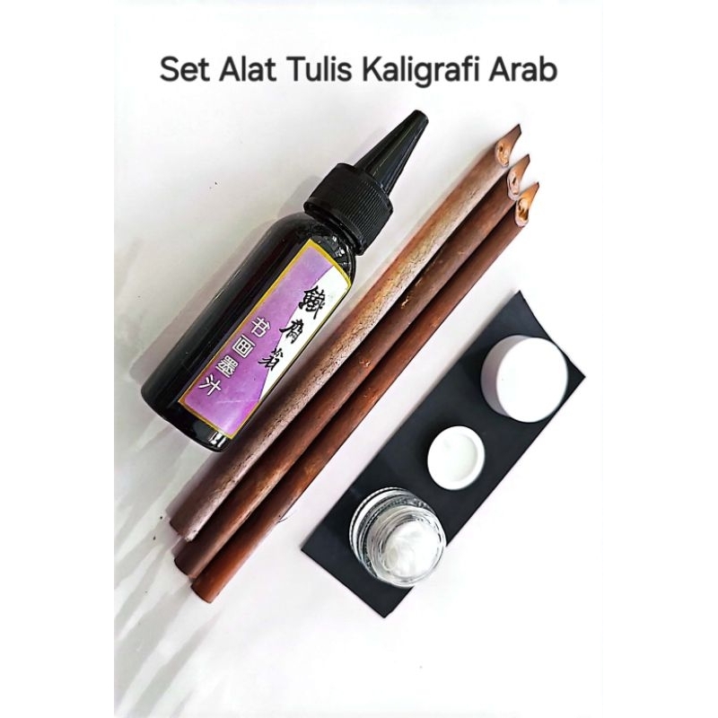 

set alat tulis kaligrafi profesional(isi sesuai foto)