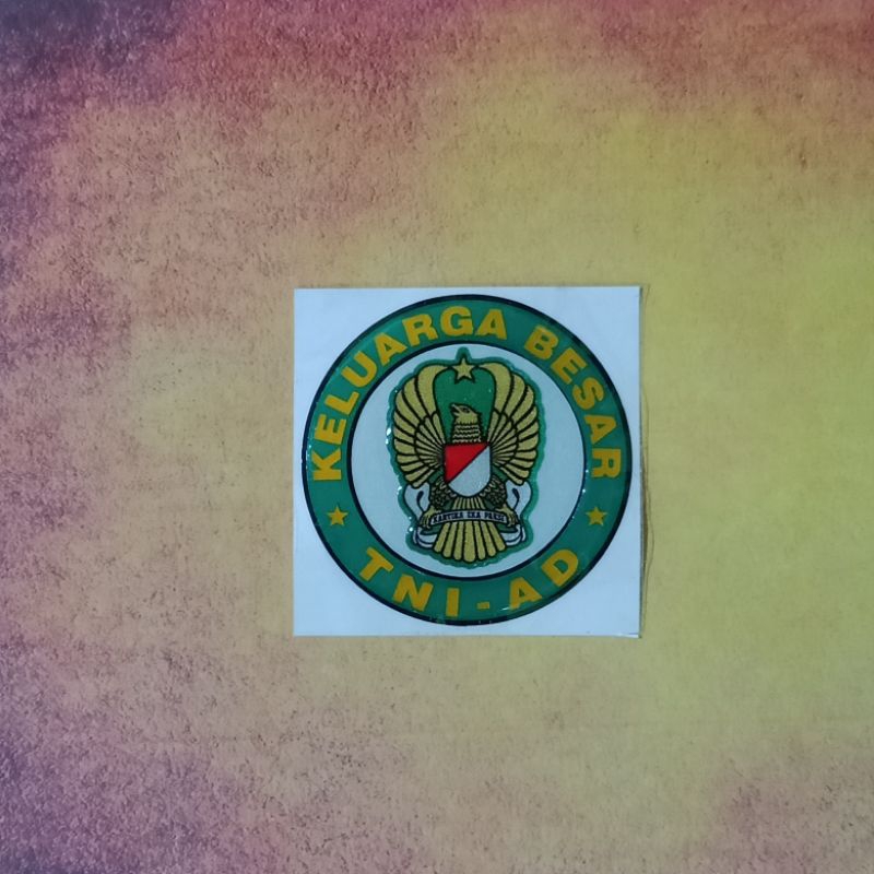 Sticker KELUARGA BESAR TNI-AD