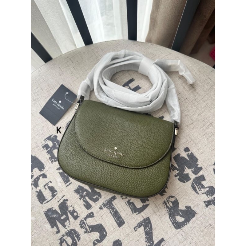 ks leila flap bag crossbody enchanted green