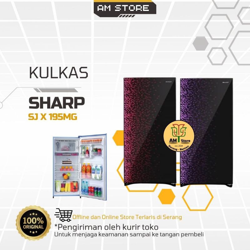 Kulkas 1 Pintu Sharp SJ X 195MG