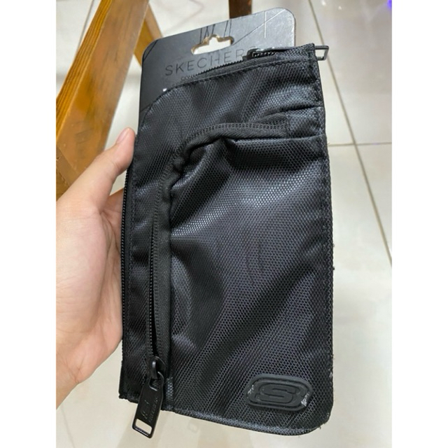 TAS SKECHERS PHONE 8118 BLACK ORI MALL