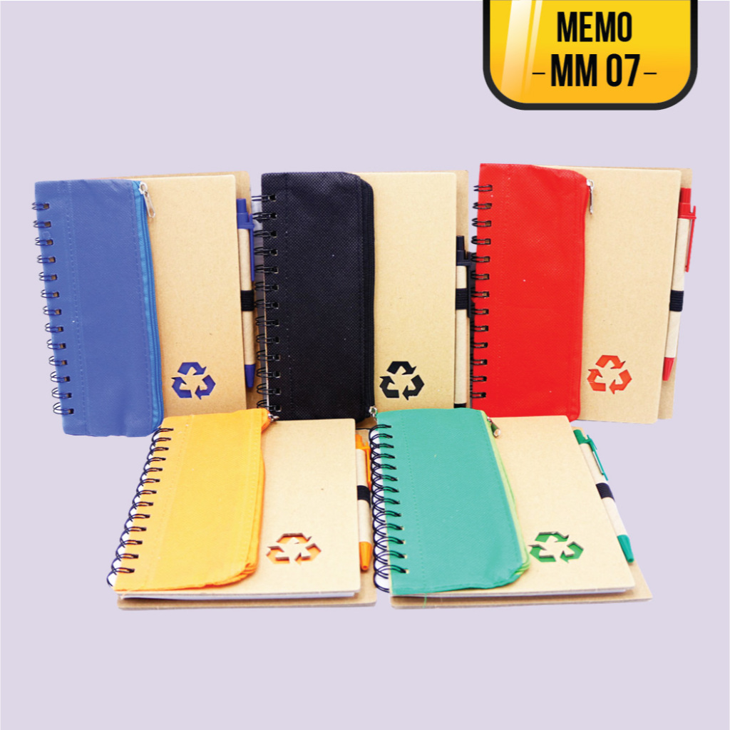 

Memo + Sticky Notes Bisa Custom - Memo Book dengan Sticky Notes MM 07