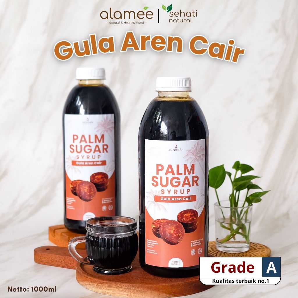 

Gula Aren Cair Syrup Palm Sugar Murni Barista Brown Sirup Natural Manis Asli Organic Liquid Organik