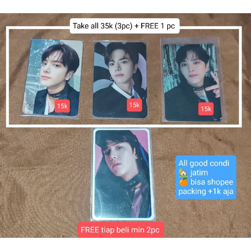 photocard theboyz younghoon stealer thrill ride maverick makestar bene kick trick bang splash chase 