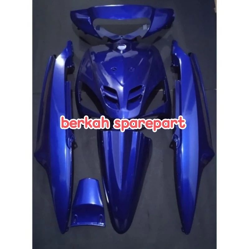 Cover Full Body Yamaha Mio Sporty Biru /full set body halus Mio sporty warna biru tua