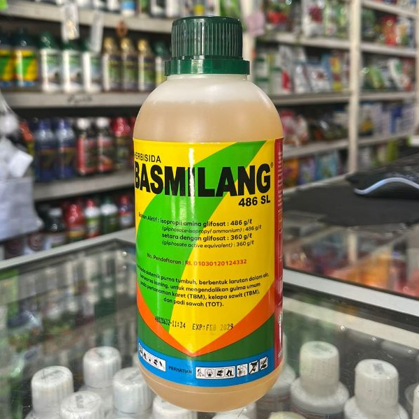Basmilang 486 SL 500 ML Herbisida rumput mati sampai ke akar
