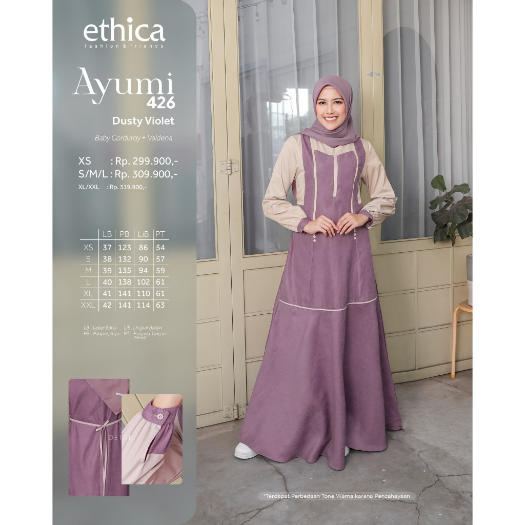 Gamis Ethica Ayumi 426 terbaru