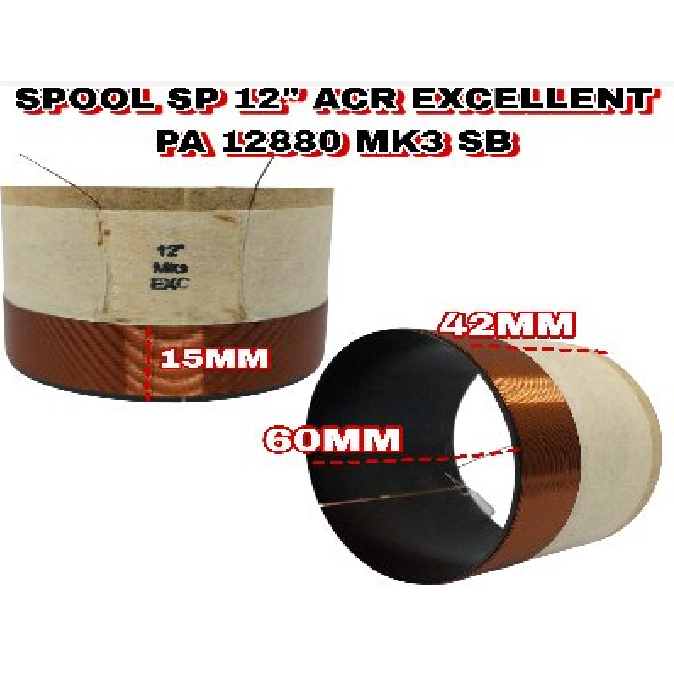SPOOL SPEAKER 12" ACR EXCELLENT PA 12880 MK3 SB