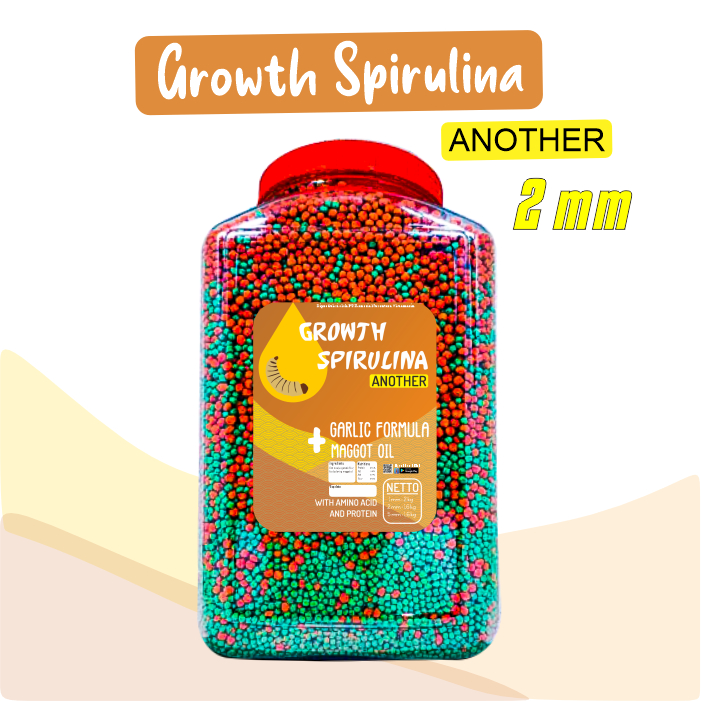 Pelet Koi Growth Spirullina Another 1,6 KG Maggot Oil n Bawang Putih CHERIBON ID