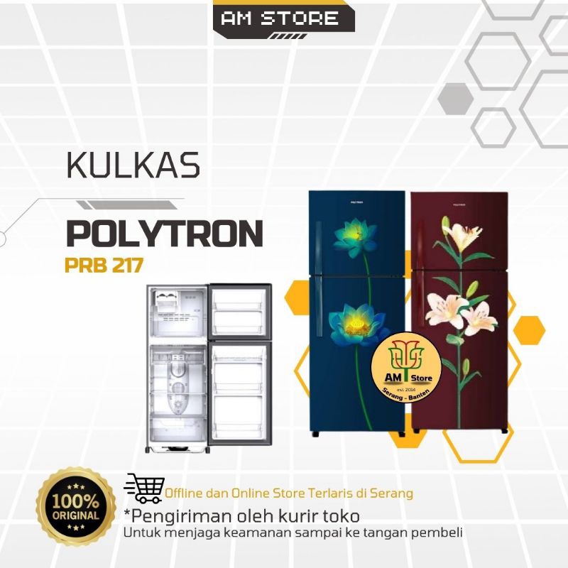 Kulkas 2 Pintu Polytron PRB 217
