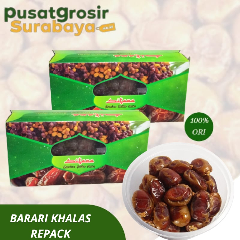 

Kurma Barari Mesir Khalas Madinah Zahedi 500 gr Original BPOM