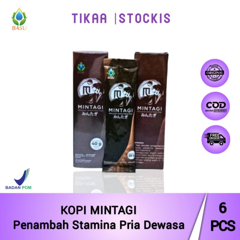 

(BASU) KOPI MINTAGI TSUBASU isi 6 pcs Minuman Serbuk Rasa kopi