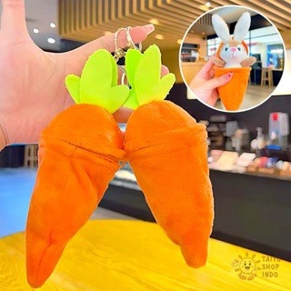 Taiyo Rabbit Carrot Doll Boneka Kelinci Wortel Plush Toys Gantungan
