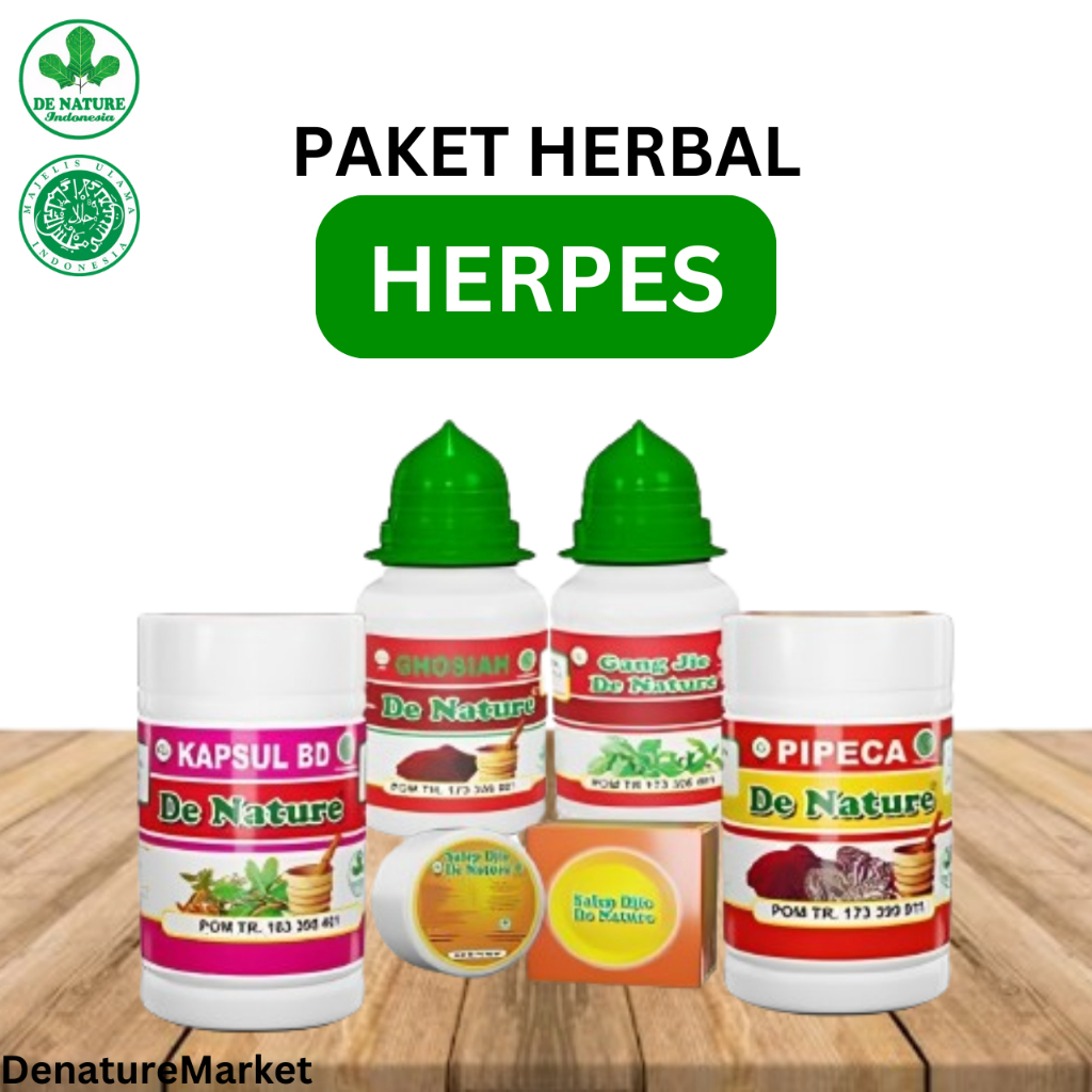 PAKET OBAT HERBAL HERPES De Nature