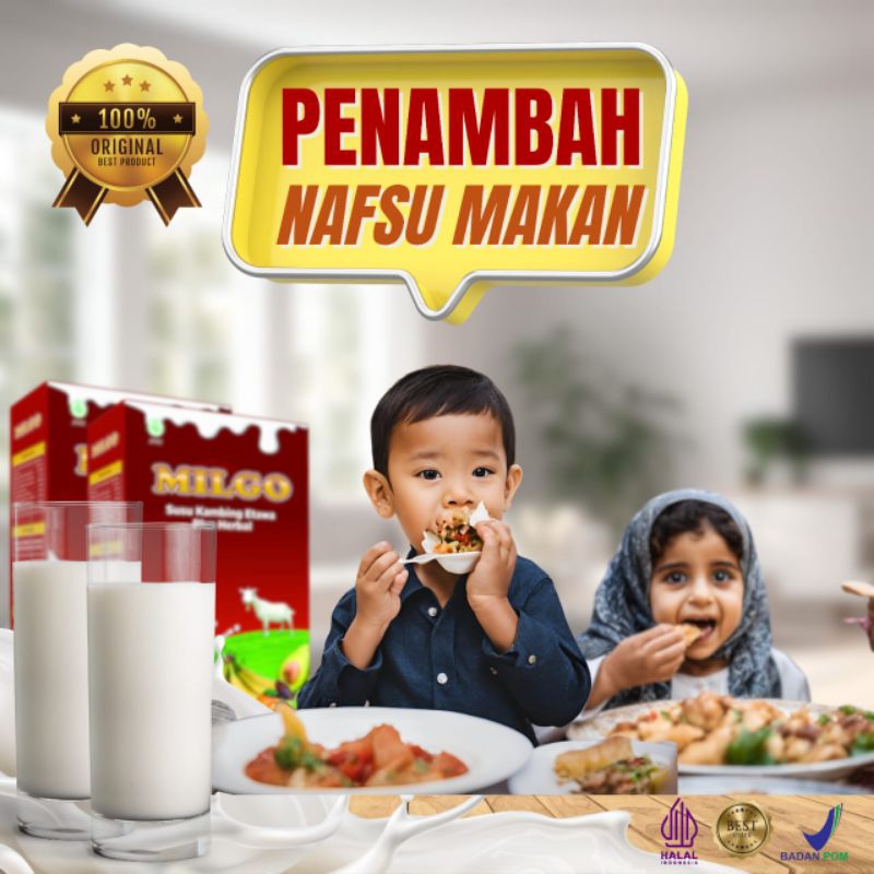 

SUSU MILGO SOLUSI UNTUK PENAMBAH NAFSU MAKAN