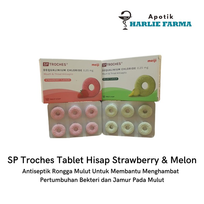 SP Troches Tablet Hisap 12s - Obat Radang Tenggorokkan