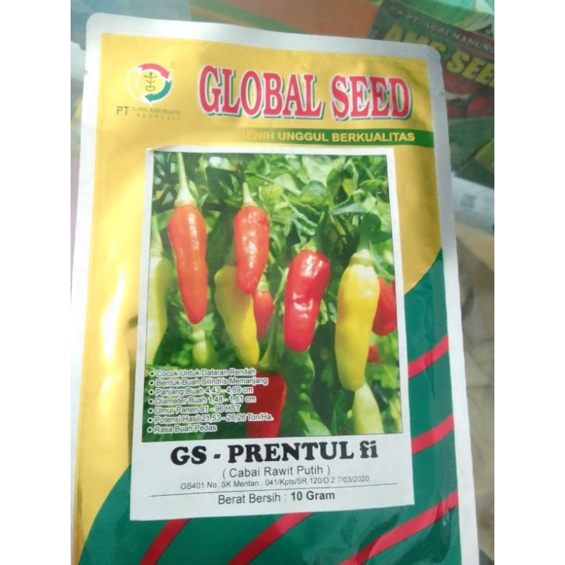 Benih cabe rawit GS PRENTUL F1 kemasan 10 gram