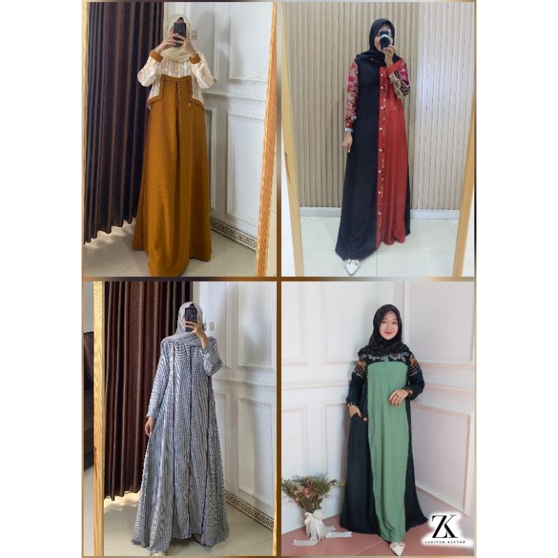 GAMIS ZAKIYAH KAFTAN ORY LAUNCHING TERBARU// KAFTAN HUMAIDAH