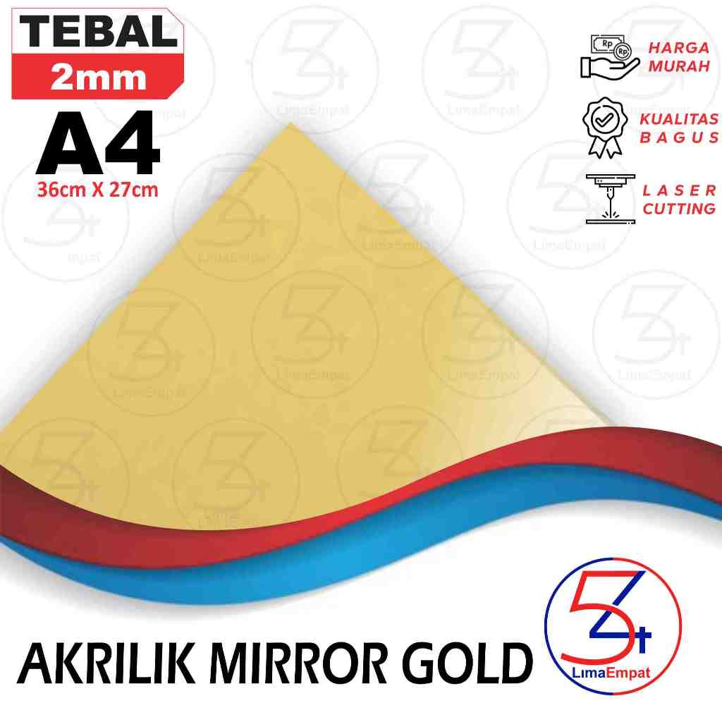 

Lembaran Akrilik Mirror Acrylic Sheet Silver Rose Gold - Ukuran A4