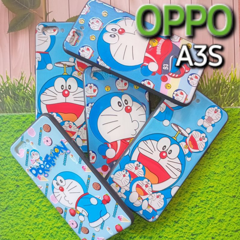 CASE FUZE OPPO A3S KARAKTER DORAEMON LUCU