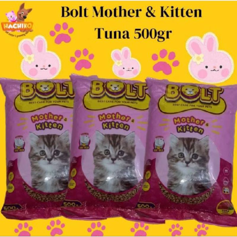 Bolt Cat Mother Kitten Tuna 500gr / Bolt Cat Dry Food Kitten Repack
