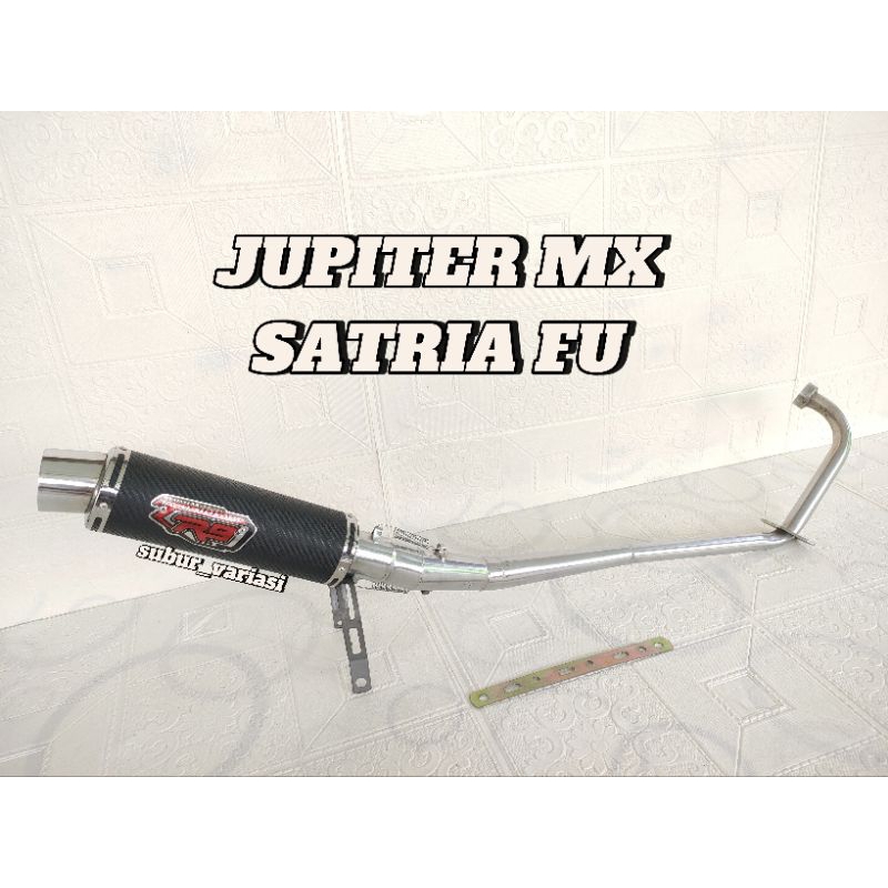 Knalpot racing R9 KARBON untuk motor Jupiter MX karbu / old ,Jupiter MX new ,satria fu karbu/satria 