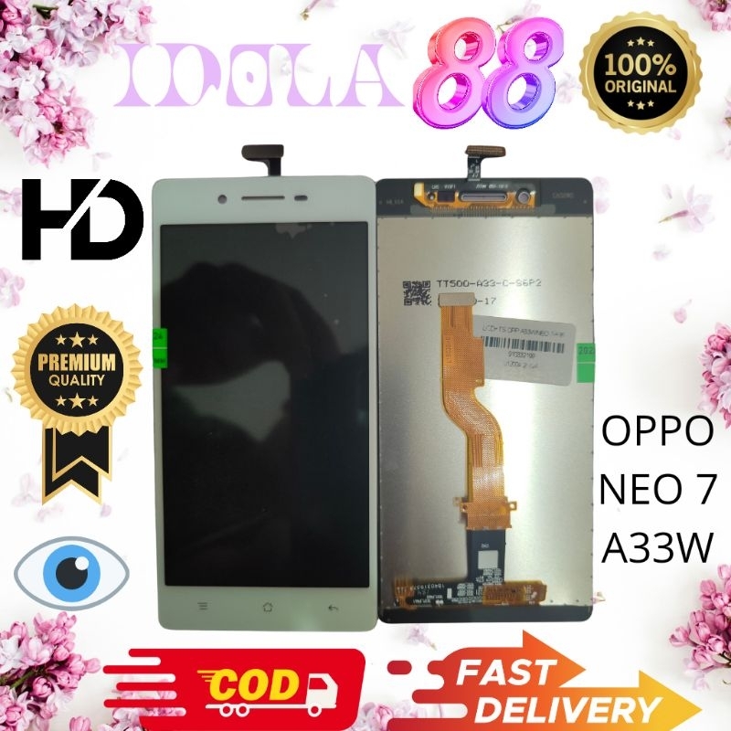 LCD FULLSET OPPO NEO 7 / A33W / A33 ORIGINAL TOUCHSCREEN LCD