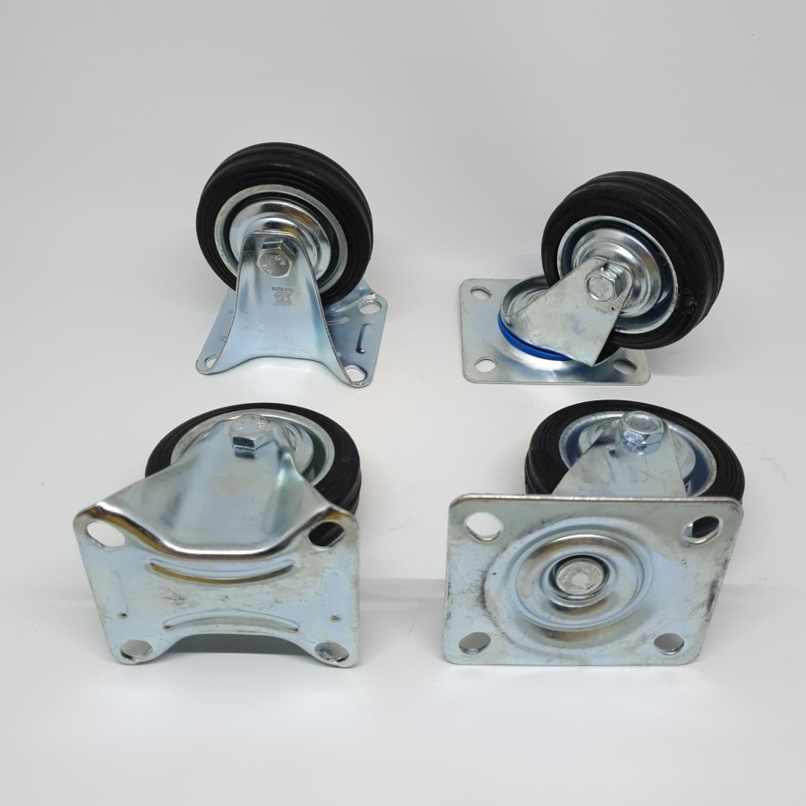 Roda Etalase 3 inch / Roda Trolley / Roda Karet