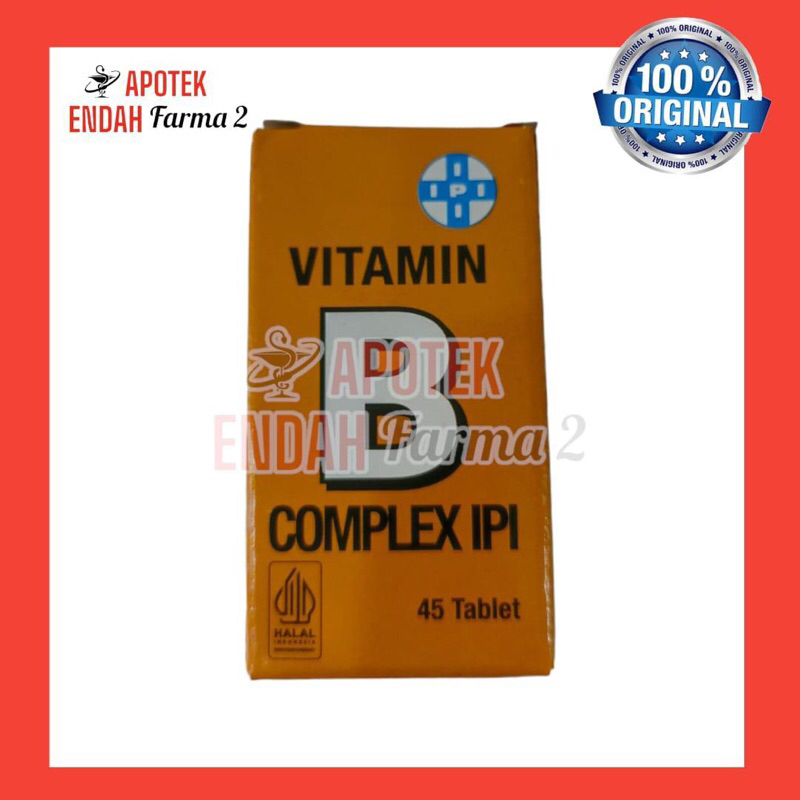 VITAMIN B COMPLEK IPI ISI 45 TABLET PERBOTOL VITAMIN B COMPLEK