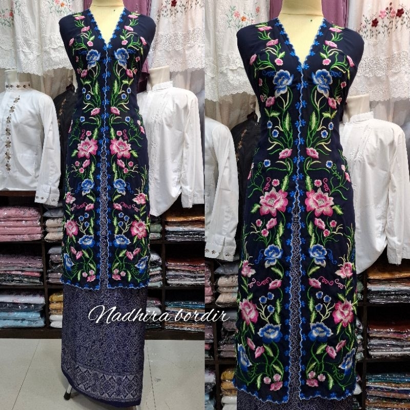 Bahan Atasan kebaya bordir suji khas bukittinggi