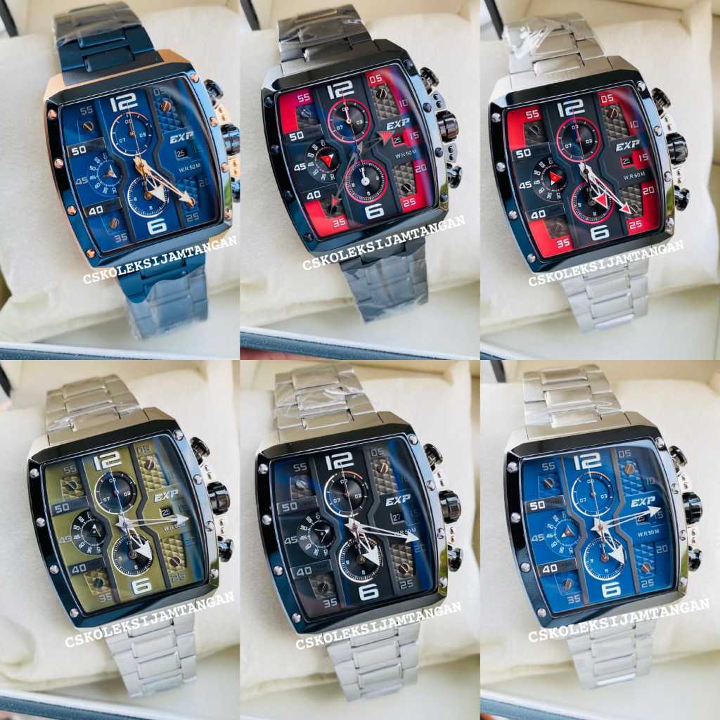 JAM TANGAN PRIA EXPEDITION E 6636 E6636 EXP-6636 BLACK ORIGINAL GARANSI RESMI 1TAHUN