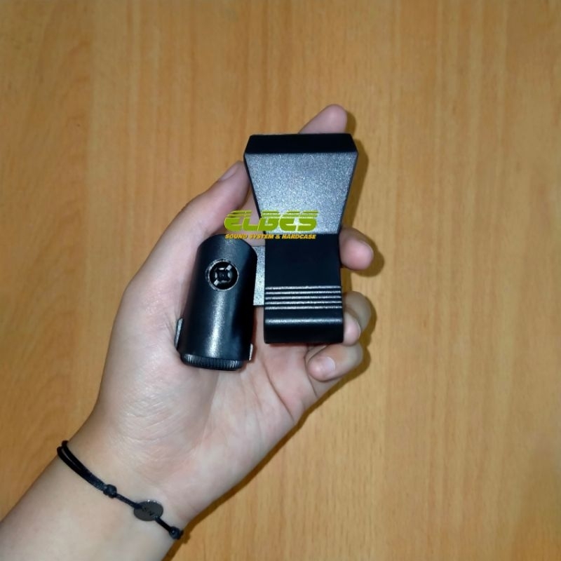 Holder mic jepit bisa mur besar kecil bisa micropon wireless