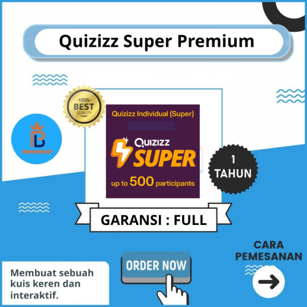 Akun Quizizz Super Premium 7 hari (500 Partisipan)