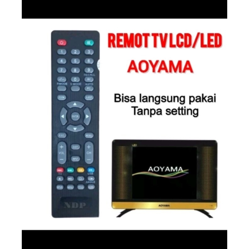 REMOT TV LED AOYAMA DIGITAL