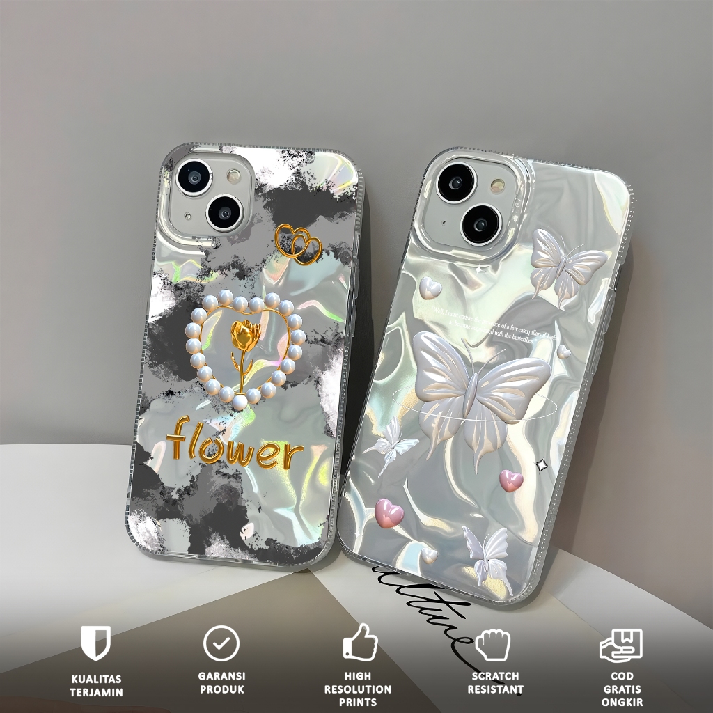 Case Hologram Splash OPPO Reno 4F Reno 5F Reno 4 Reno 5 Reno 6 4g Reno 7 Reno 8 Reno 11 Casing Acryl